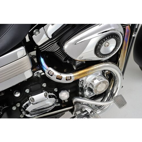 Daytona Protection courbée chrome pour pot d'échappement