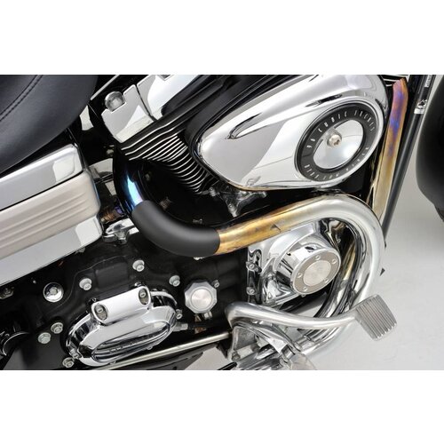 Daytona Muffler Guard Curved Black 33-61MM