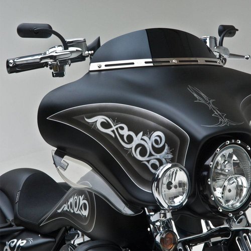 Arlen Ness Mini rétroviseur ovale noir - côté droit