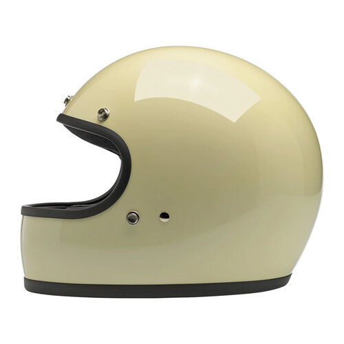 Biltwell Casque Gringo Brillant Vintage Blanc | ECE R22.06
