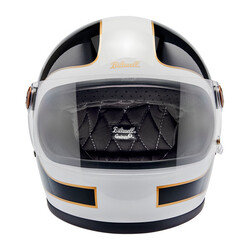 Gringo S Helmet Gloss White/ Black | ECE R22.06