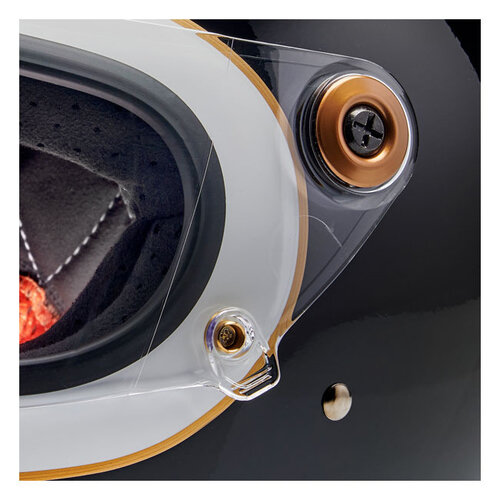 Biltwell Casque Gringo S  Blanc/Noir Brillant | ECE R22.06