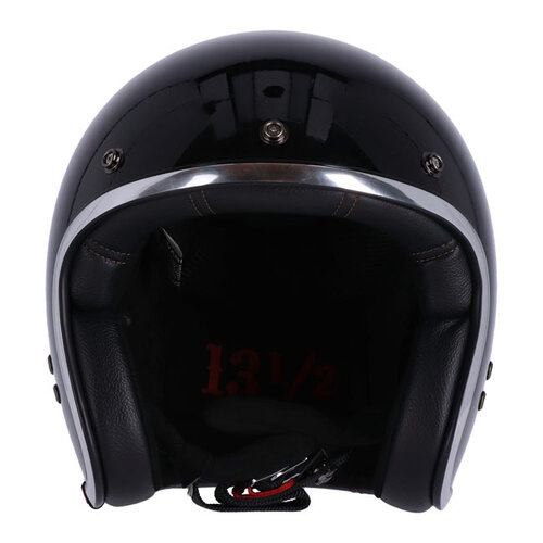 13 ½  Skull Bucket Helm Schwarz | ECE 22.06