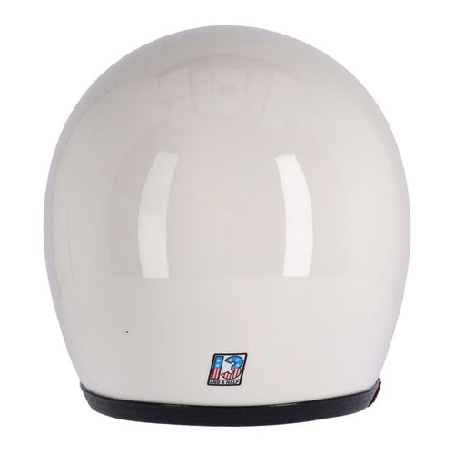 13 ½  Casque Skull Bucket Vintage Blanc | ECE 22.06