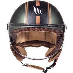 Helm Street Entire Matt| Groen/Bruin