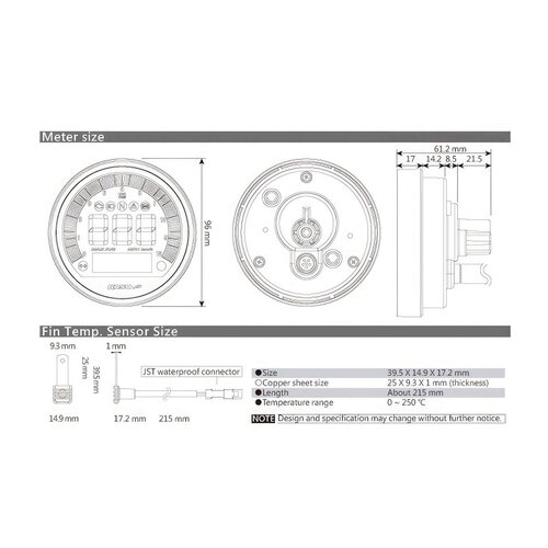 KOSO DL-04 Multifunction Meter | Universal
