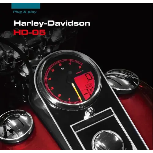 KOSO HD-05 Multifunctionele Meter | Dyna, Softail, Road King