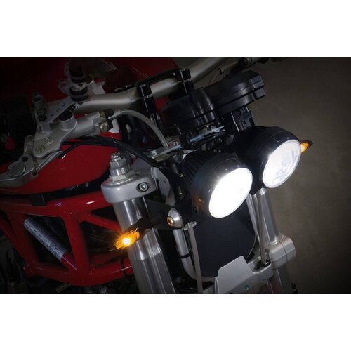 KOSO HAWKEYE | Doppelter LED-Scheinwerfer mit Abblendlicht