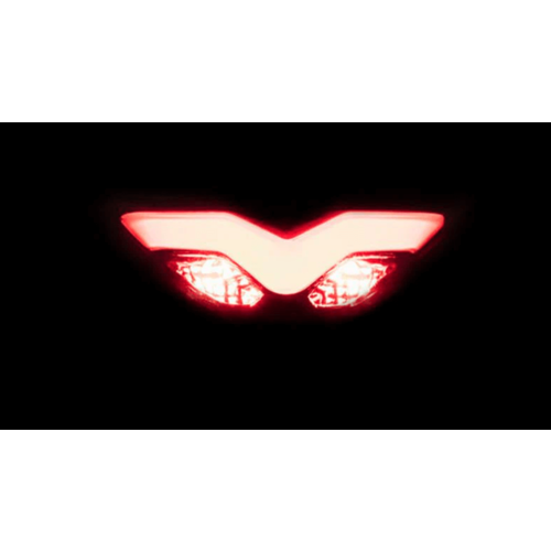 KOSO LED Tail light GT-03 with Brake Light | Red Glass or Smoke Lens