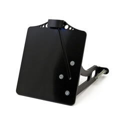 Side Mount License Plate Bracket | Black