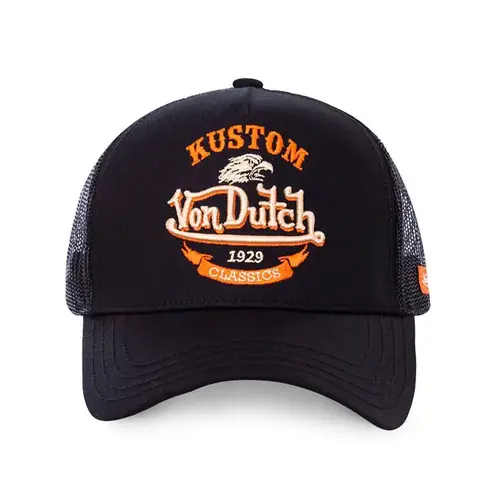 Von Dutch Trucker Cap Eagle | Zwart