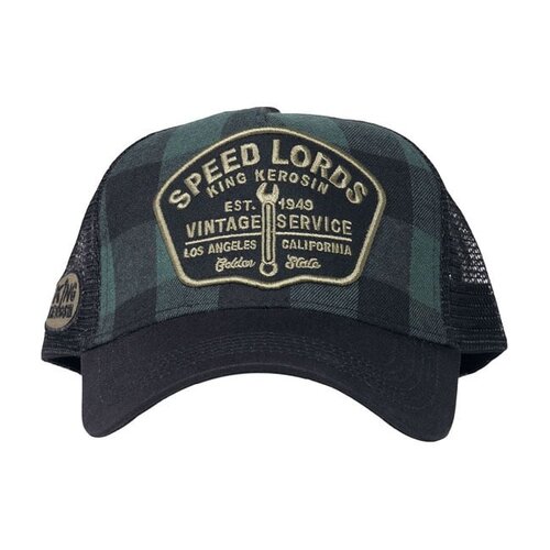 King Kerosin  Speed Lords Check Trucker Cap