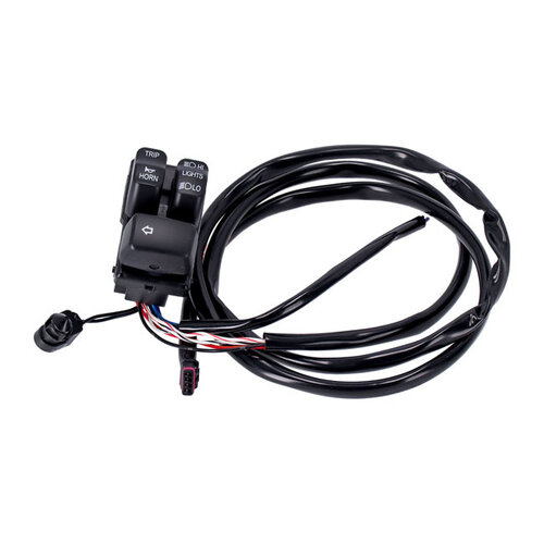 MCS Handlebar Switch& Wiring Kit | Clutch Side | Black