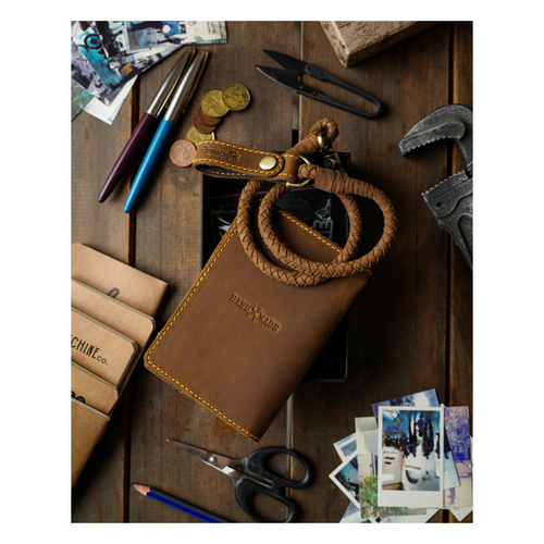 Trip Machine Explorer Wallet | Black Or  Tobacco Or Cherry Red Or Vintage Tan