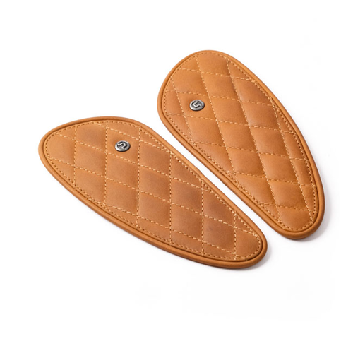 Trip Machine Diamond Lederen Tankpad | Zwart Of Bruin Of Bruin