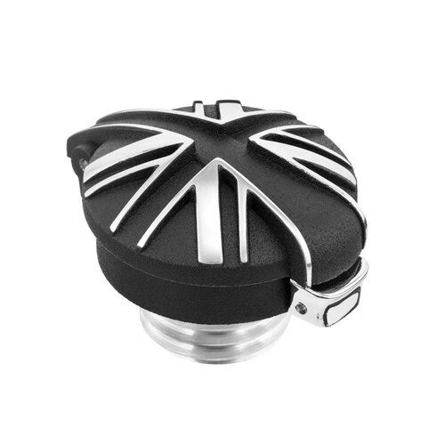 Motone Black Jack Union Jack Monza Cap Kit Für Triumph Und Hd | Kontrastpoliert