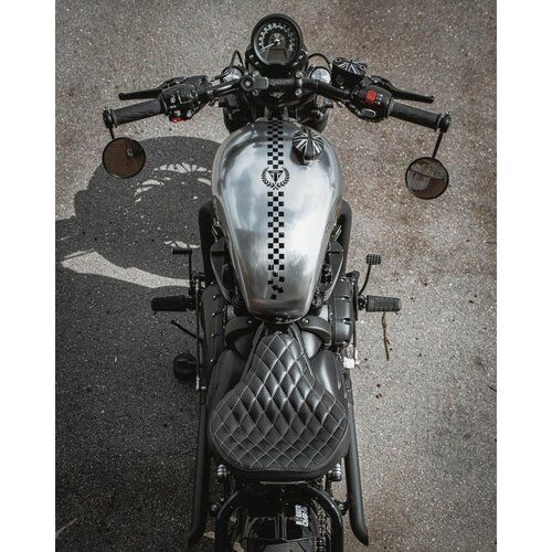 Motone Black Jack Union Jack Monza-Petset Voor Triumph En Hd | Contrastgepolijst