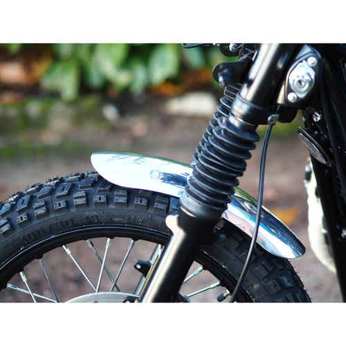Motone Shorty Front Mudguard/Fender | Polished Aluminium | LC Bikes