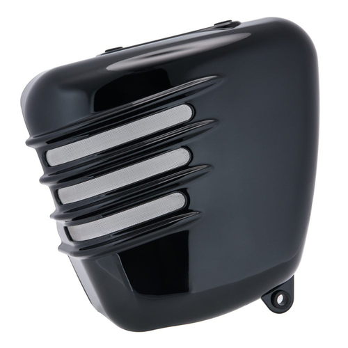 Motone Ribbed Side Panels LHS ONLY (Scrambler) | Gloss Black or Matte Black