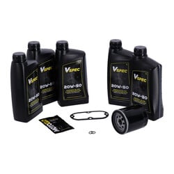 Oil kit Harley-Davidson Softail et Dyna 1999–2006 | Huile moteur 20W50 3-en-1 100% synthétique