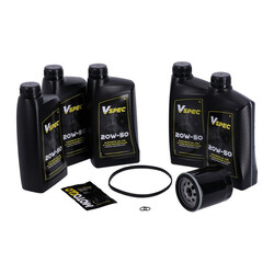 07-17 Softail; 06-17 Dyna (NU) Grote Olieservicekit | Volledig Synthetisch