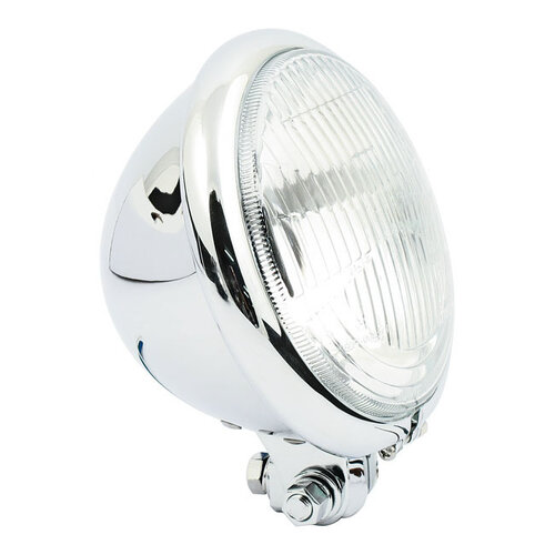 MCS Lampe Frontale Bates Style5-3/4" | Montage Inférieur | Chrome
