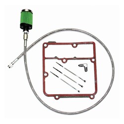 Oil Tank Breather Kit | 99-05 Dyna(NU) | Polished Cap or Black Cap