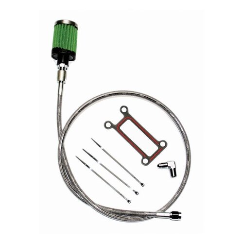 Feuling Feuling Oil Tank Breather Kit | 99-01 Flt/Touring (NU) | Polished Cap or Black Cap