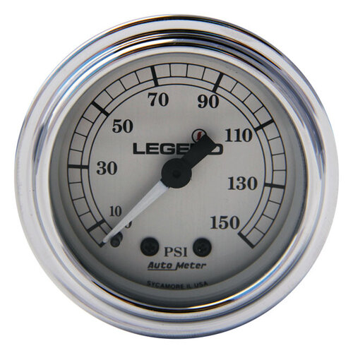 Legend Suspension Air Gauge | Diamond Cut Or Black Or Titanium Or Spun Aluminum Or Silver