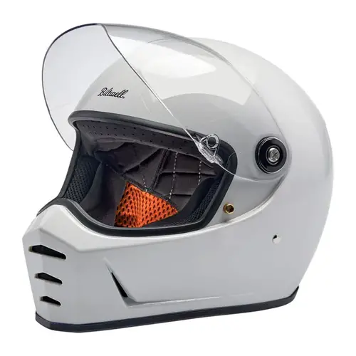 Biltwell Lane Splitter Helm | Glanzend Wit