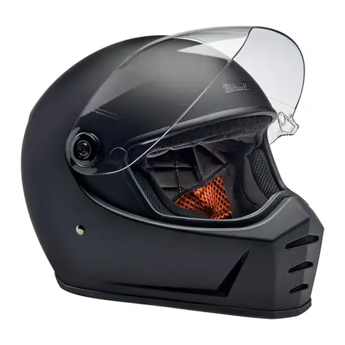 Biltwell Lane Splitter Helmet | Flat Black
