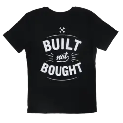 T-Shirt Built Not Bought | Zwart