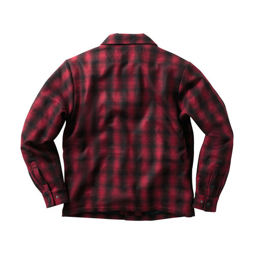 West Coast Choppers Wool Lined Plaidshirt | Red/Black | Choose Size