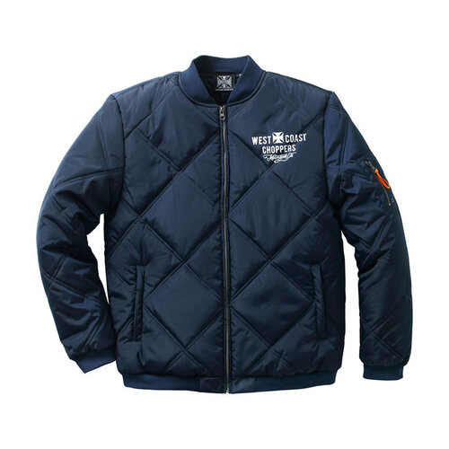 West Coast Choppers Rigid Jacket | Navy | Choose Size
