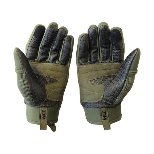 West Coast Choppers Statement Neoprene Gloves | Olive Green | Choose Size