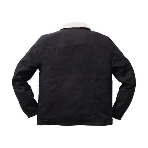 West Coast Choppers Sherpa Lined Canvas Jacket | Black | Choose Size