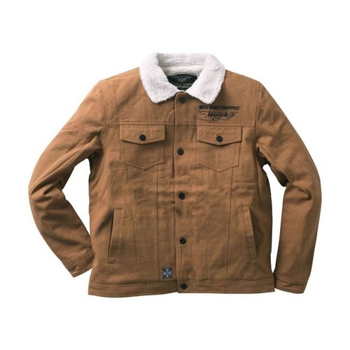 West Coast Choppers Sherpa Lined Canvas Jacket | Duck | Choose Size