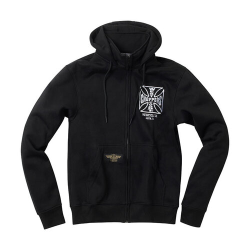 West Coast Choppers OG ATX-Hoodie Met Rits | Zwart | Kies De Maat