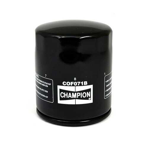 Champion Filtre À Huile À Visser | Noir