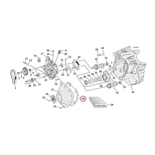 Cometic Joint De Couvercle De Came | AFM De 0,032 Pouces