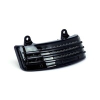 Embout De Garde-Boue Arrière À LED Tri-Bar | Lentille Fumée | Noir