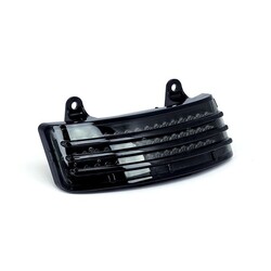 Tri-Bar LED Rear Fender Tip | Smoke Lens | Black