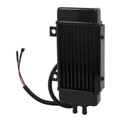 Vertical Oil Cooler | Fan Assisted | Black