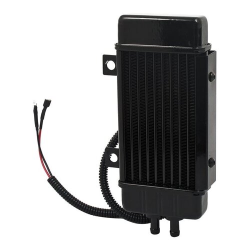 Refroidisseur D'Huile Vertical | Assisté Par Ventilateur | Noir