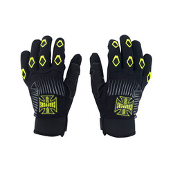 Gants Por Vida | Noir/Jaune | Choisir La Taille