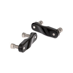 remote reservoir saddlebag brackets. Black