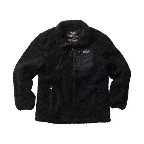 West Coast Choppers Anvil Fleecejacke | Schwarz | Größe Auswählen