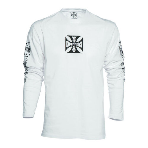 West Coast Choppers OG Classic Langarmshirt | Weiß | Größe Auswählen