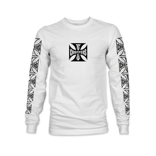 West Coast Choppers OG LBC Langarmshirt | Weiß | Größe Auswählen