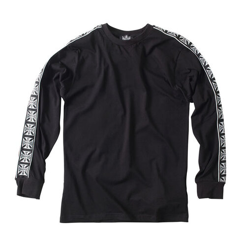 West Coast Choppers Geklebtes Langarmshirt | Schwarz | Größe Auswählen
